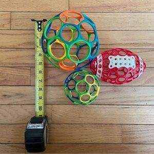 Easy grasp Oball style balls